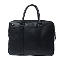 zipper solid business OL Briefcases pu leather computer bag Computer Interlayer fishion Handbag single shoulder bag