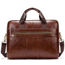 Mens Leather Briefcase Business Cases Shoulder Messenger Laptop Bag Handbag