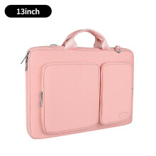 Unisex Briefcase 13.3 15 15.6 Inch Laptop Bags Solid Handbags Business Office Document Bag Waterproof Storage Pack XA786ZC