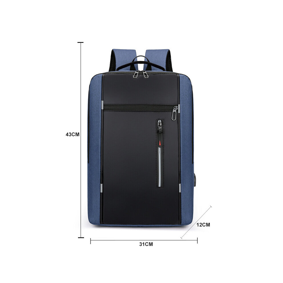 Laptop Bag Mens Business Multifunctional Backpack Usb Charging Large Capacity School Bag Brown 885659493898