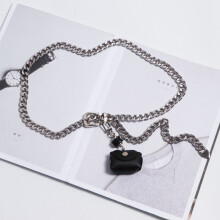 All-match Personality Metal Chain Waist Chain with Detachable Mini Bag Key Pendant Tide ZM0963