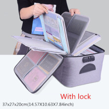 Heighten Multifunction Briefcase Office High Capacity Waterproof Document Material Storage Bag Travel Organize Pouch Accessorie