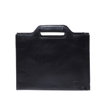Mens bag crazy horse leather briefcases Business Office Men handbag Large capacity laptop bag multifunctional File bag