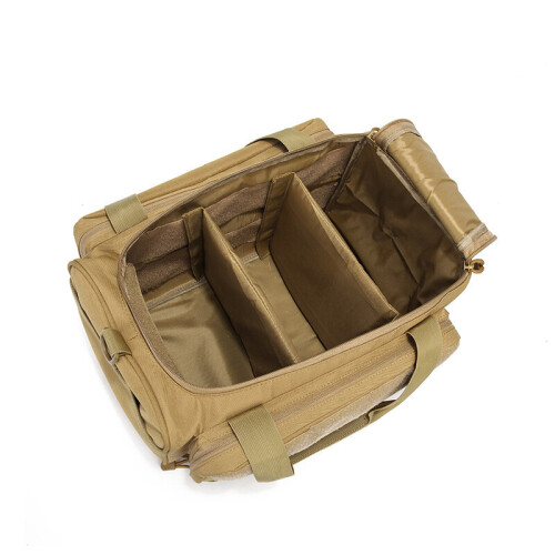 Tactical Training Bag Molle System Accessory 600D Waterproof Gun Shooting Range Bag Khaki Tool Bag Camping 2
