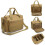 Tactical Training Bag Molle System Accessory 600D Waterproof Gun Shooting Range Bag Khaki Tool Bag Camping 2