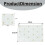AAMEN 8 Pack Green Bee Gingham Print Placemat & Coaster Set For Dining Table 8
