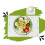 AAMEN 8 Pack Green Bee Gingham Print Placemat & Coaster Set For Dining Table 5