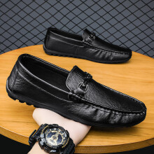Autumn mens shoes, business formal wear, British casual casual work leather shoes, athletic kicks, driving beanie shoes