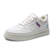 Mens shoes, cricket shoes, autumn and winter sports shoes, light and versatile shoes, plush low skateboard casual shoes