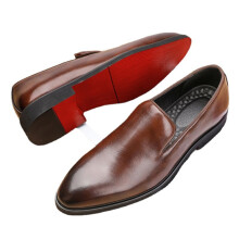Men Shoes PU Solid Loafers Business Casual Party Daily Versatile Lightweight Classic Dress Shoes