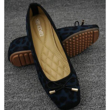 Square Head Flat Shoes Autumn Summer Shallow Mouth Versatile Boat Shoes 35-43 Bean Shoes Women