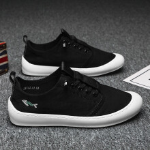 Summer Ice Silk Upper Canvas Shoes Breathable Driving a Pedal Casual Lazy Shoes Sports Casual Shoes