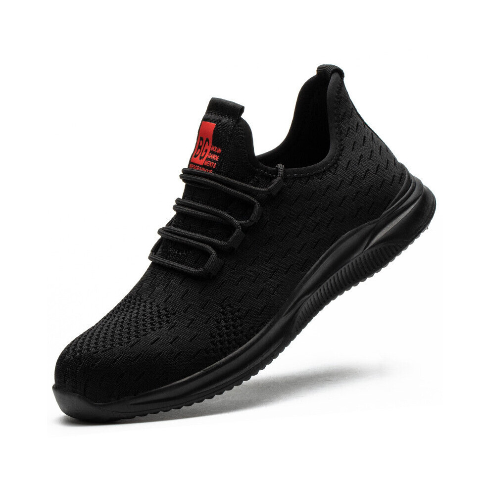 Work Shoes Safety Steel Toe Shoes Men Breathable Work Sneakers Safety Shoes Indestructible Protective Footwear 885660613506