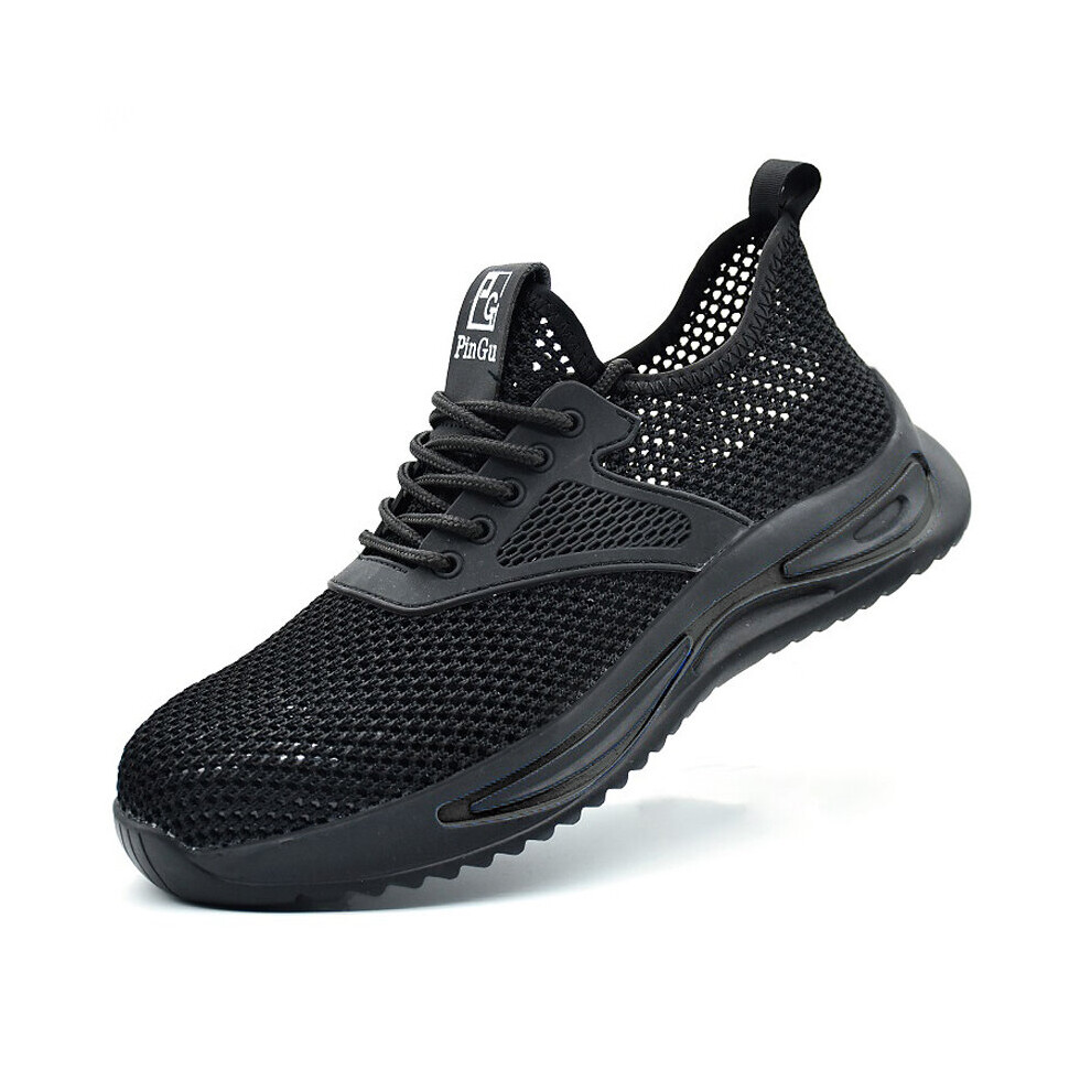 Summer Breathable Safety Shoes Men Anti-Smash Anti-Puncture Work Shoes Mesh Breathable Lightweight Protective Shoes Sneakers 885660614800
