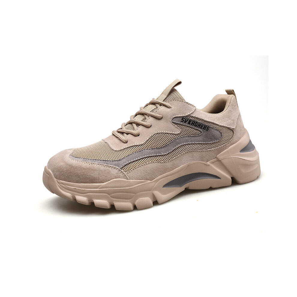 Summer Mens Safety Shoes Work Shoe Steel Toe Comfortable Lightweight Breathable Anti-Smashing Anti-Puncture Construction Shoe 885660607116