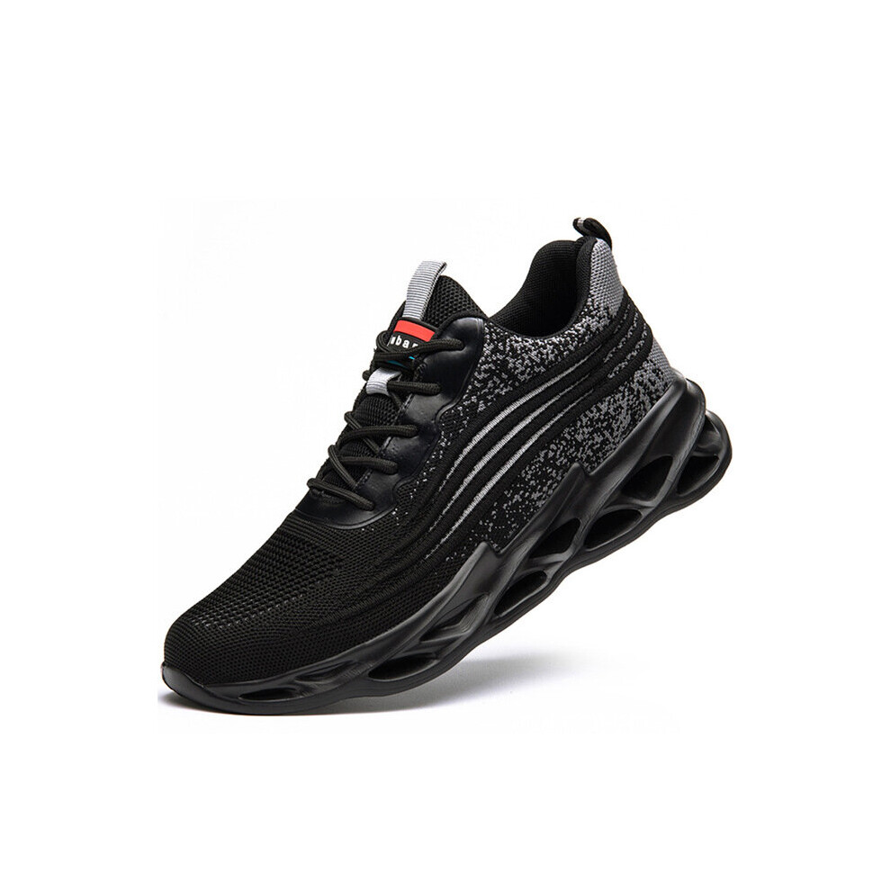 Lightweight Work Safety Shoes Men Breathable Sneaker Anti-Puncture Construction Work Boots Anti-Smashing Steel Toe Shoe Footwear 885660605648