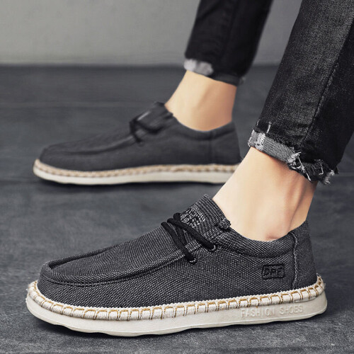 Mens casual summer outlet canvas shoes