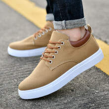 Autumn Men Sneakers Espadrilles Breathble Vulcanized Shoes Men Pu Leather Platform Shoes Men Lace Up Casual Shoes Canvas