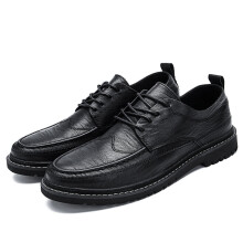 Mens Leather Shoes British Business Lace Up Soft Leather Man Split Leather Dress Shoes Men