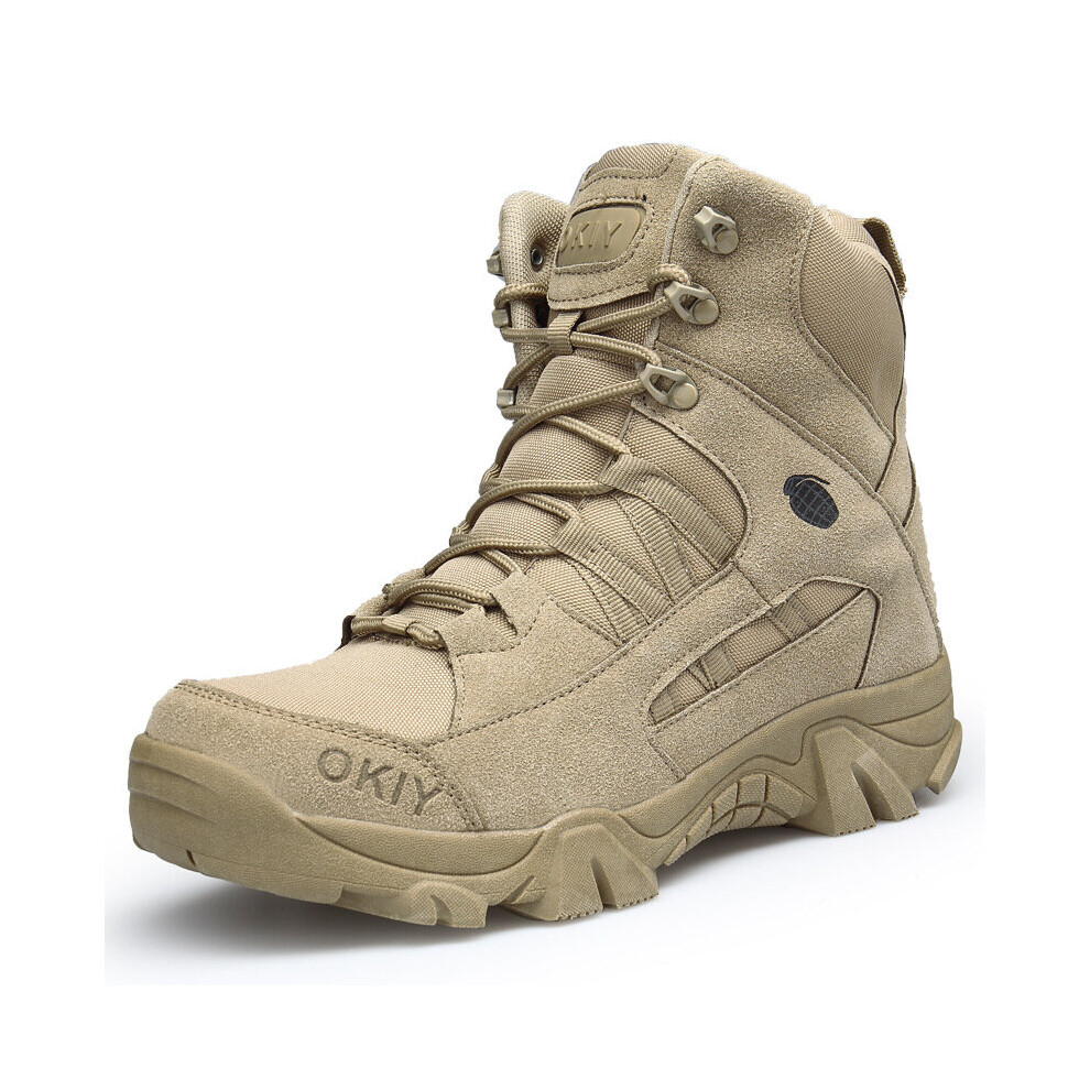 Men Tactical Boots Army Boots Mens Military Desert Waterproof Work Safety Shoes Climbing Hiking Shoes Ankle Men Outdoor Boots 885660765359
