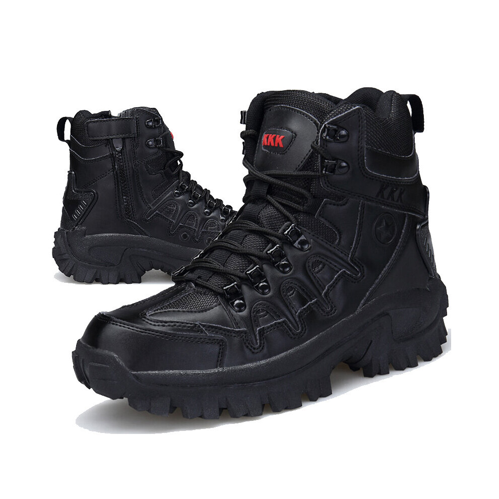 Mens Outdoor Military Boot Combat Mens Desert Ankle Boots Tactical Big Size 39-46 Army Boot Male Winter Shoes Work Safety Shoes 885660777062