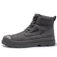 Autumn Mens Boots Ankle Desert Boots Male Lace-up Anti-slip Cowboy Boots Man Skateboarding Shoes Outdoor Men Hiking Shoes