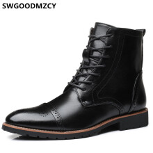 Brogues Ankle Boots Men Chukka Boots Men Leather Boots Men Shoes+male Zapatos De Hombre De Vestir Formal Chaussure Homme Ayakkab