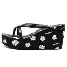 flip flops tide women outer wear slope daisy sandals slippers beach vacation non-slip waterproof Increase