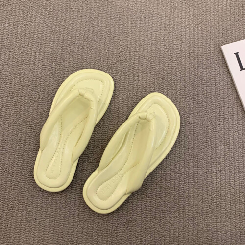 Women Beach Flip Flops Slippers Casual Summer Solid Outside Slides Shoe