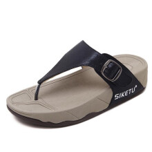 Buckle Platform Slippers Women Summer Comfortable Ladies Shoes Casual Female Non-slip Beach Flip Flops Chaussures femme
