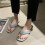 spring and ladies solid round head casual flip flops 3829 6