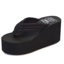 flip flop wedges heels slippers woman shoes women girls beach shoe light bottom platform 39 sliders female