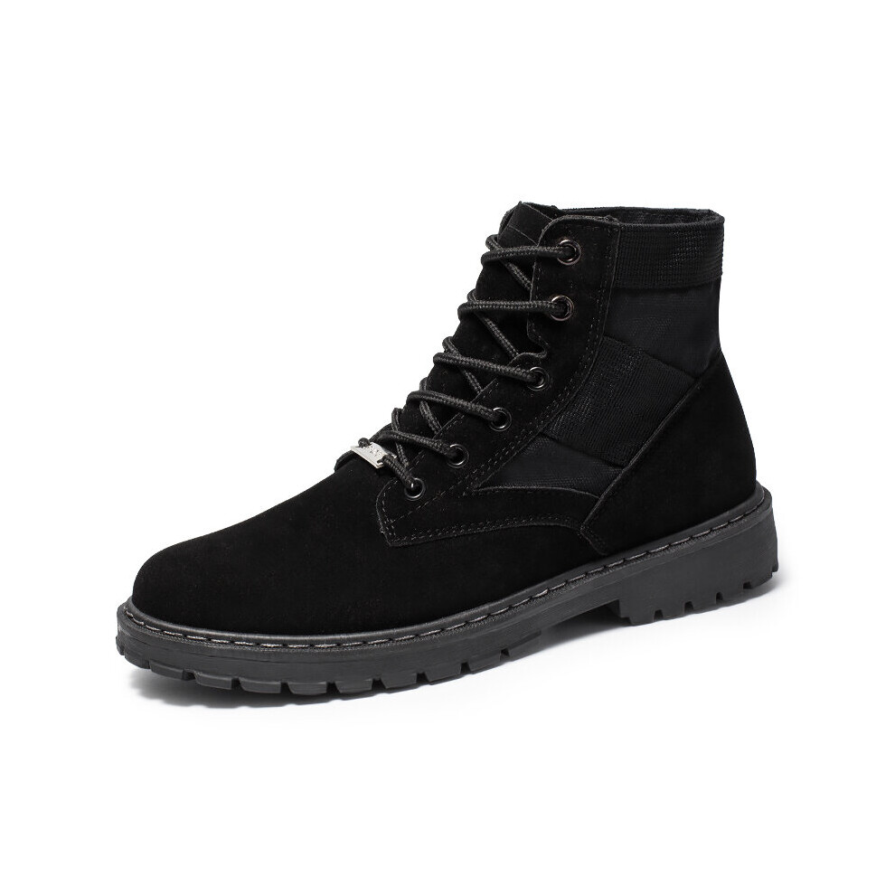 Men Winter Boots High-top Combat Man Boots Wear-resistant Thick-soled Tooling Boots Outdoor Hiking Shoes Zapatos Hombre-image-OPC-PBWRBFC-NEW