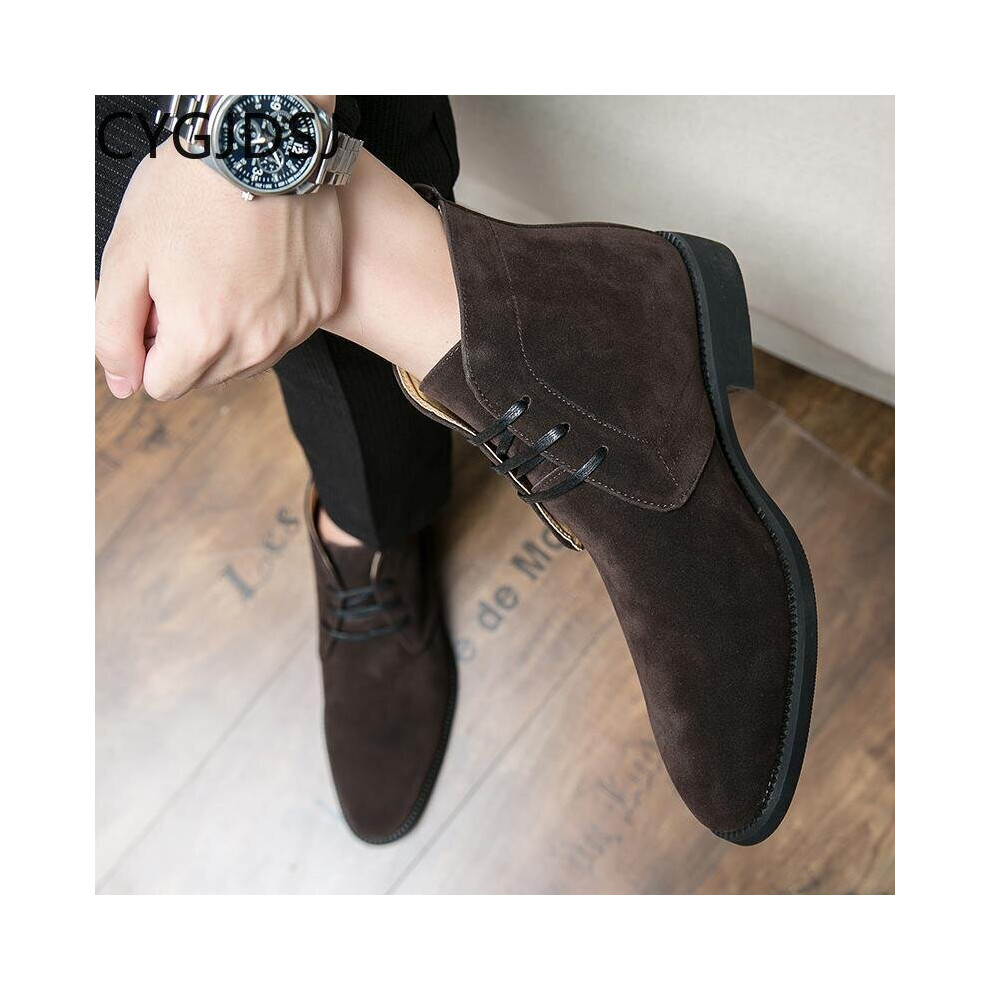 Casuales Ankle Boots Men Stivali Casual Shoes for Men Boots Werkschoenen Office Shoes Men Italiano