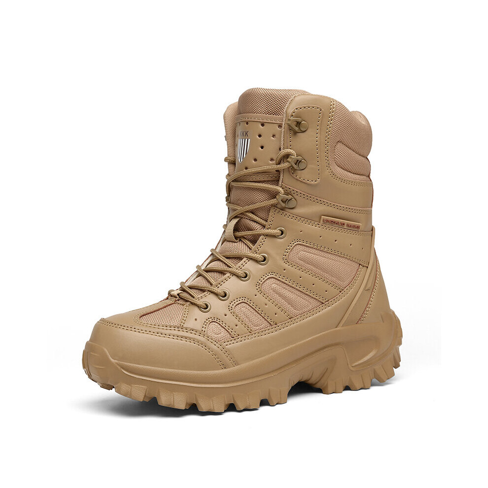 Men Tactical Boots Ankle Army Boots Mens Military Desert Waterproof Work Safety Shoes Climbing Hiking Shoes Men Outdoor Boots 885661035291