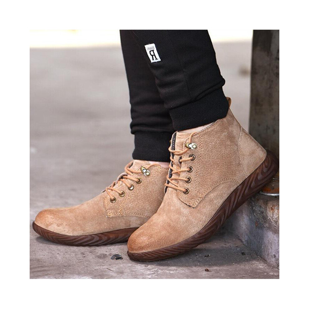 Anti-Smashing Anti-Piercing Steel Toe Work Safety Shoes Mens Welding Welder Shoes Waterproof Light Indestructible Shoes Man 885661033976