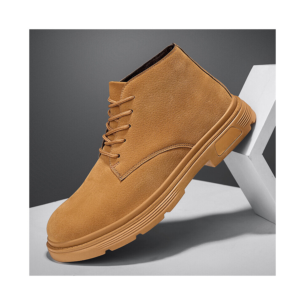 British Style Winter Mens Ankle Boots Men Work Safety Boots High Motorcycle Boots Men Tooling Boots Botas Masculinas 885661027135