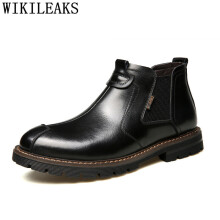 ankle boots men chelsea boots men leather boots men zapatos de hombre chaussure homme ??????? ??????? bota masculina ???