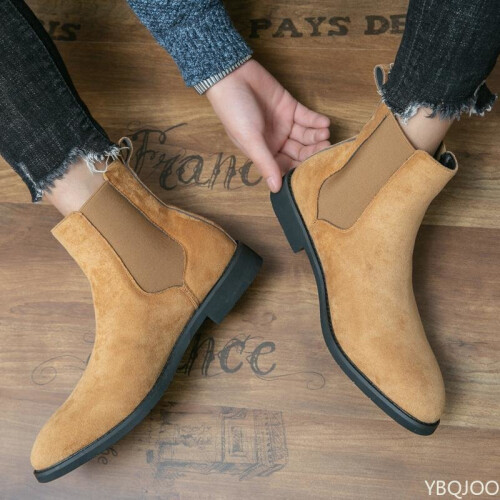 Chelsea boots faux suede best sale