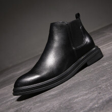 Chelsea Boots Men Ankle Boots Brown Leather Boots for Men Male Men Casual Shoes Chaussure De Homme