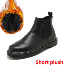 Ankle Boots for Men Male Platform Chelsea Boots Men Shoes Leather Winter Boots Man Motorcycle Shoes for Man Chaussure Homme