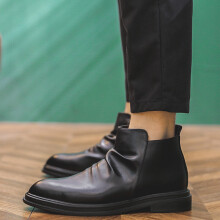 Chelsea Boots Men Pointed Toe Winter Boots Shoes Ankle Boots for Men Male Motorcycle Shoes for Man Zapatos