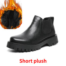 Chelsea Boots Men Winter Shoes Men Leather Boots for Men Male Ankle Boots for Man Platform Shoes Man Chaussure Homme Sapato