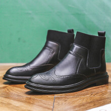 Winter Shoes Men Chelsea Boots Men Motorcycle Boots for Man Leather Boots for Men Male Chaussure