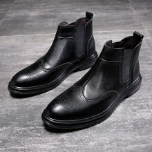 Ankle Boots Men Leather Shoes for Man Chelsea Boots Man Motorcycle Boots for Men Male Brogue Men Dress Shoes Zapatos Hombre