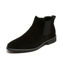 Brown Ankle Boots for Men Male Chelsea Boots Men Men Casual Shoes Barefoot Shoes Man Leather Boots for Man