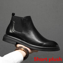 Chelsea Boots Men Winter Shoes Mens Boots Leather Coiffeur Brown Dress Ankle Boots Men Shoes Zapatos De Hombre Ayakkabi