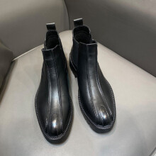 Chelsea Boots Men Casual Shoes Ankle Boots for Men Male Leather Shoes Man Platform Boots for Man Chaussure De Homme Zapatos
