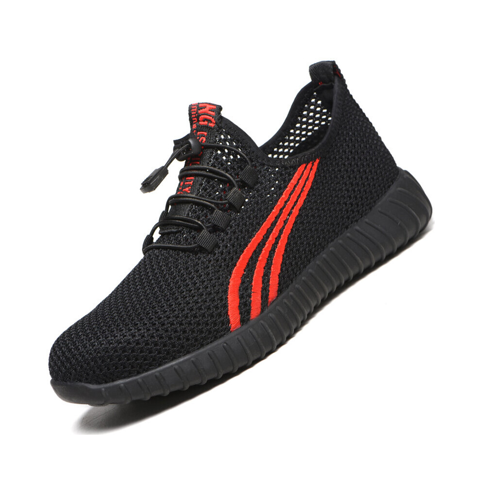 Lightweight Work Safety Shoes Anti-Puncture Safety Shoes Men Work Sneakers Breathable Men Shoes Anti-Smash Steel Toe Shoes 885661142371