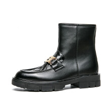 Chunky Boots Leather Shoes Men Chelsea Boots Men Ankle Boots for Man Ankle Boots Men ???????????? ????? ?? ????????????